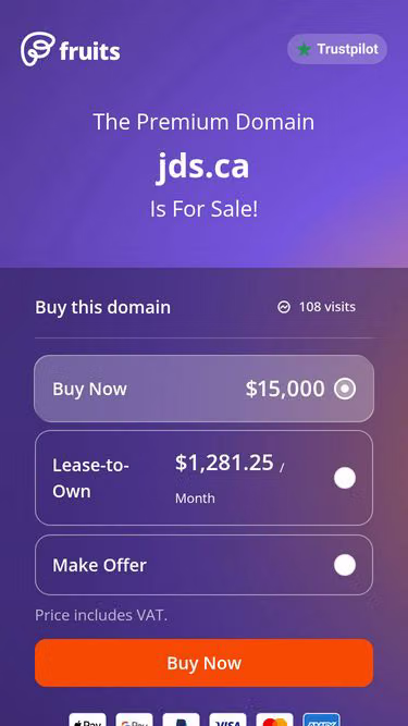 Screenshot of jds.ca