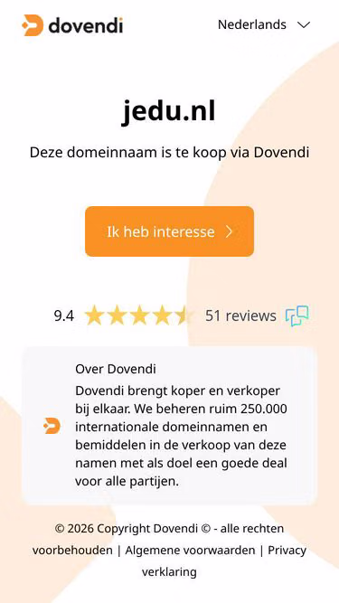 Screenshot of jedu.nl