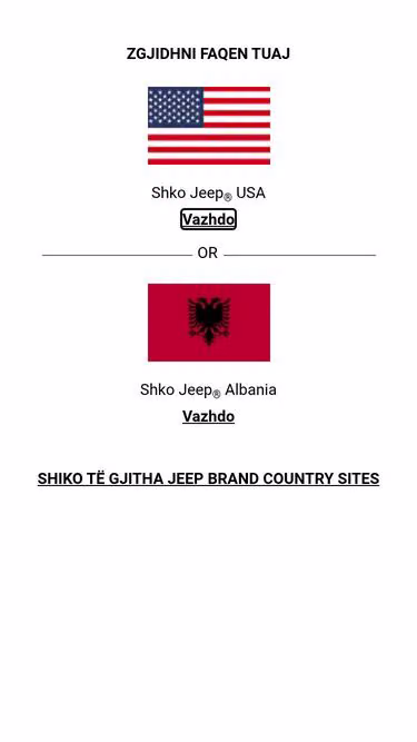 Screenshot of jeep.al