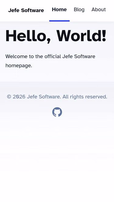 Screenshot of jefe.biz