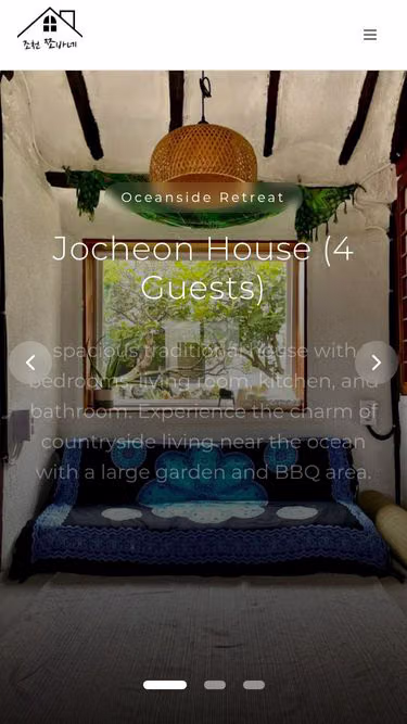 Screenshot of jeju.homes