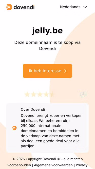 Screenshot of jelly.be