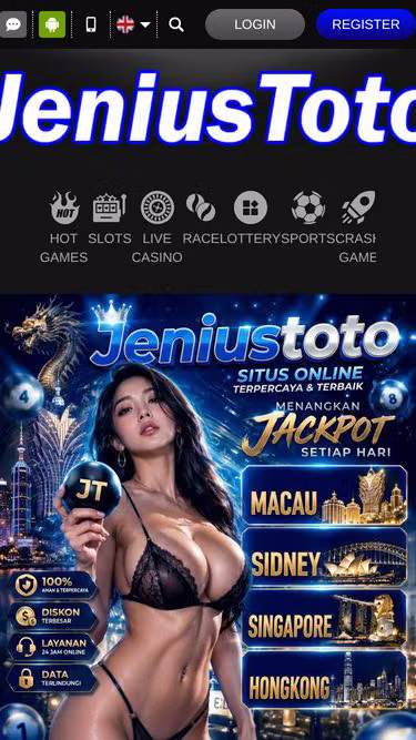 Screenshot of jeniustoto.live