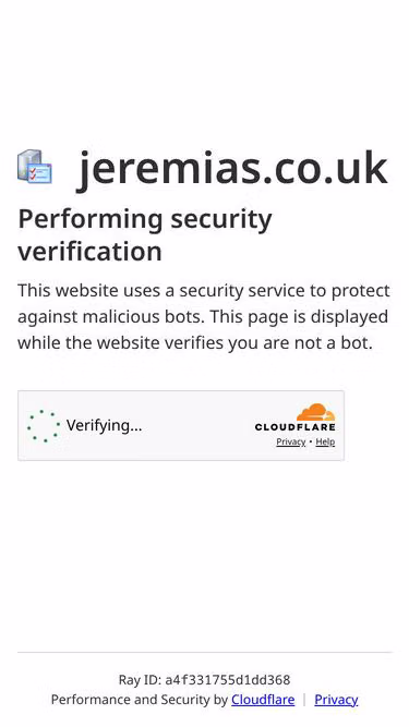 Screenshot of jeremias.co.uk