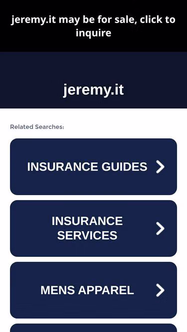 Screenshot of jeremy.it