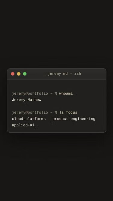 Screenshot of jeremy.md