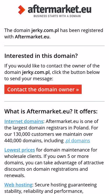 Screenshot of jerky.com.pl