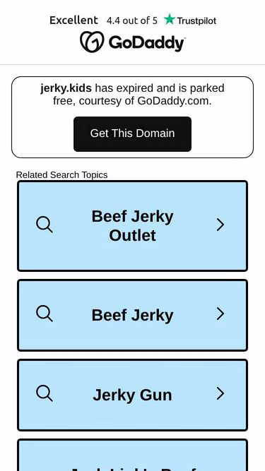 Screenshot of jerky.kids