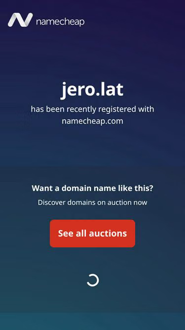 Screenshot of jero.lat