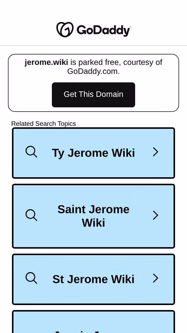 Screenshot of jerome.wiki