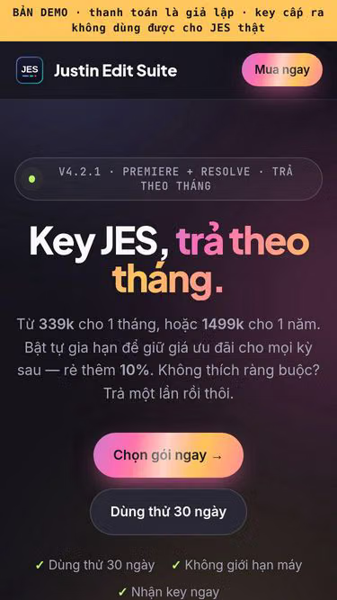 Screenshot of jes.com.vn