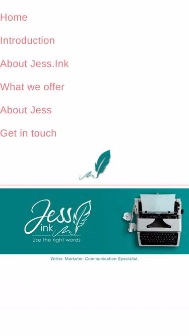 Screenshot of jess.ink