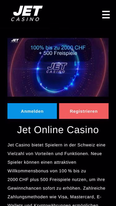 Screenshot of jet-casino.ch