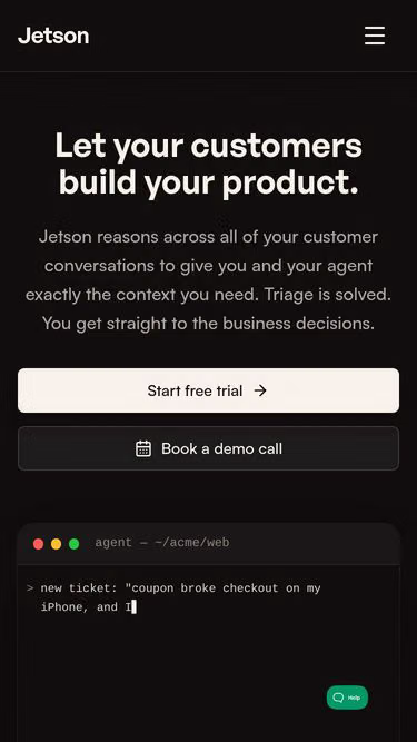 Screenshot of jet.sn
