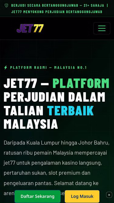 Screenshot of jet77.io