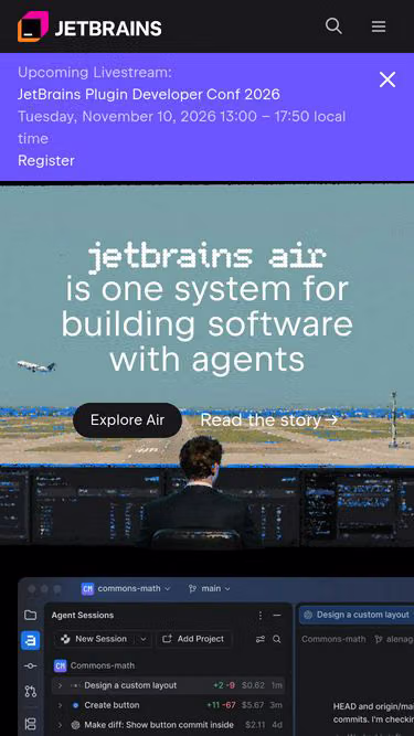 Screenshot of jetbrains.bi
