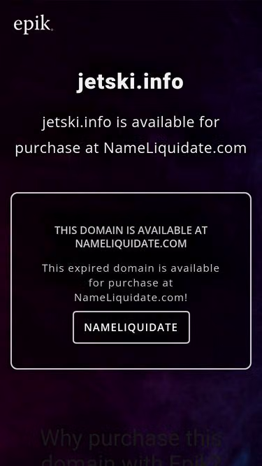 Screenshot of jetski.info