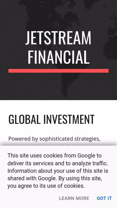 Screenshot of jetstream.financial