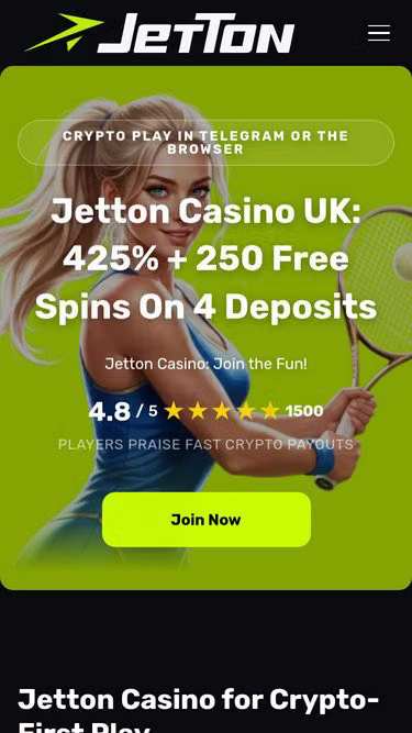Screenshot of jetton-casino.co.uk
