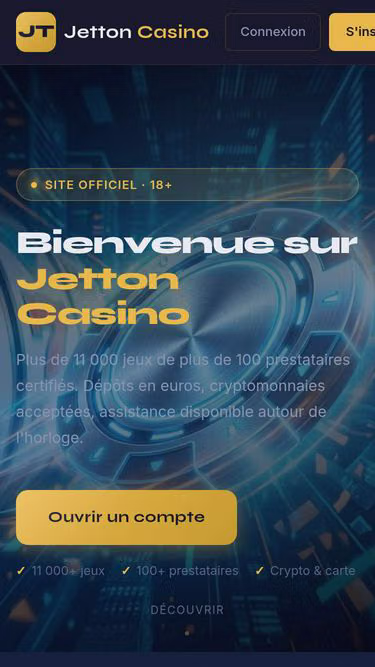 Screenshot of jetton-casino.fr