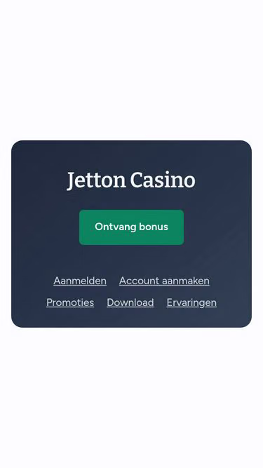 Screenshot of jetton-casino.nl