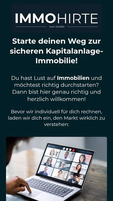 Screenshot of jetzt.immobilien