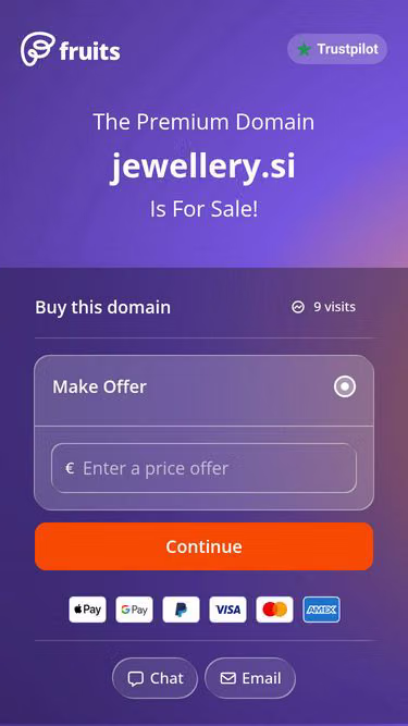 Screenshot of jewellery.si
