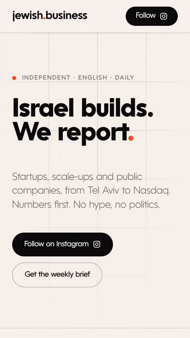 Screenshot of jewish.business