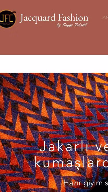 Screenshot of jfc.clothing