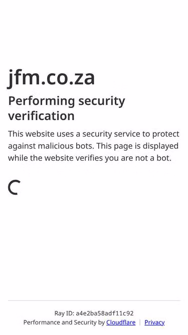 Screenshot of jfm.co.za