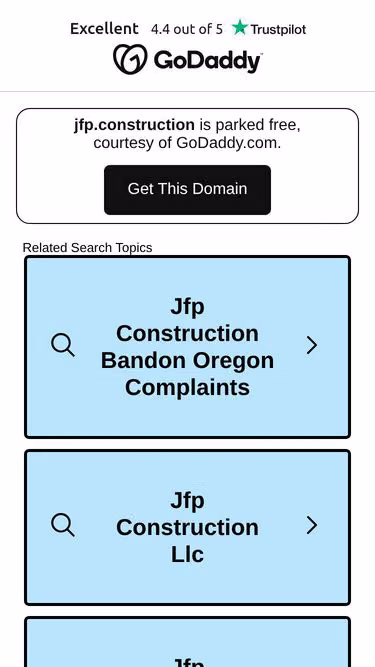 Screenshot of jfp.construction