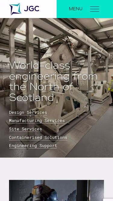 Screenshot of jgc.co.uk