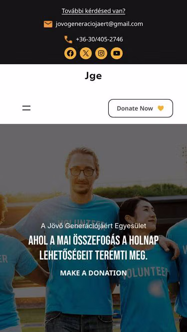 Screenshot of jge.hu