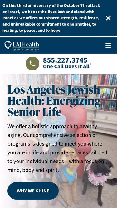Screenshot of jha.org