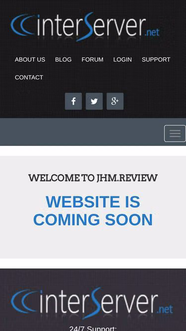 Screenshot of jhm.review