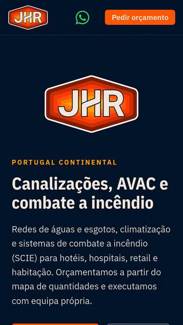 Screenshot of jhr.pt
