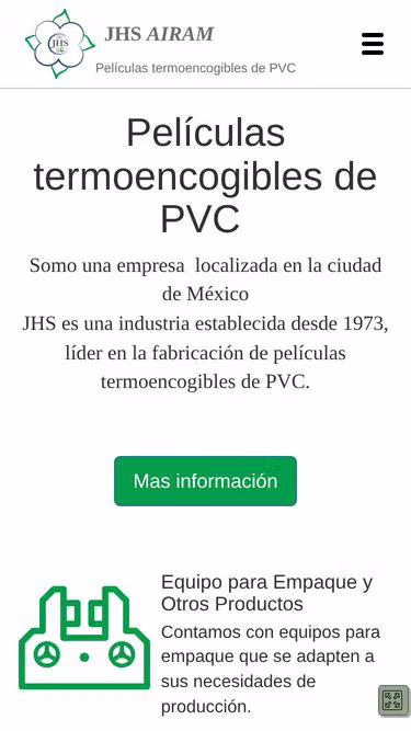 Screenshot of jhs.com.mx