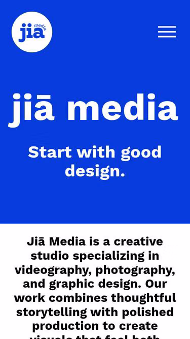 Screenshot of jia.media