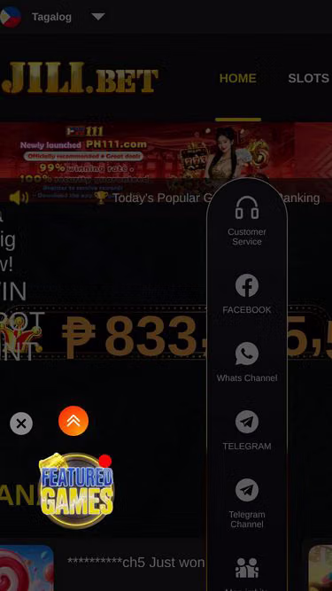 Screenshot of jili5.bet