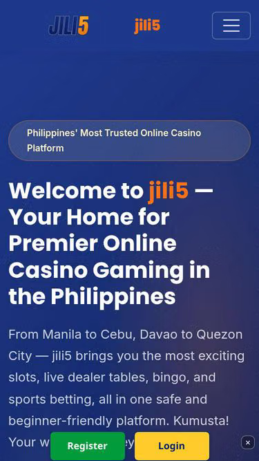 Screenshot of jili5.cam
