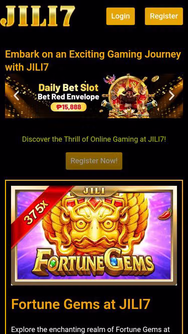 Screenshot of jili7.shop