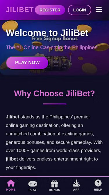Screenshot of jilibet.sbs