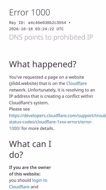 Screenshot of jilidd.website