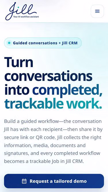 Screenshot of jill.chat