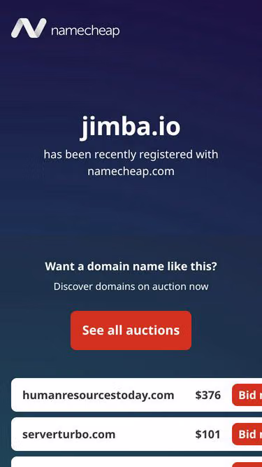 Screenshot of jimba.io