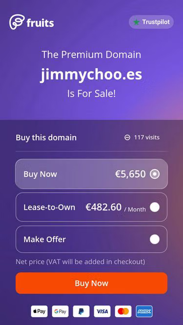 Screenshot of jimmychoo.es