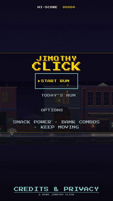 Screenshot of jimothy.click