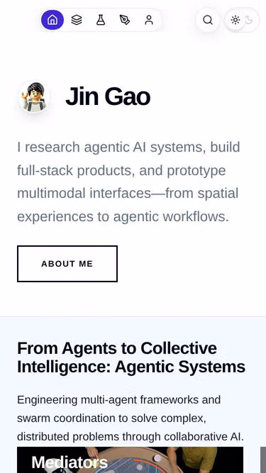 Screenshot of jin.design