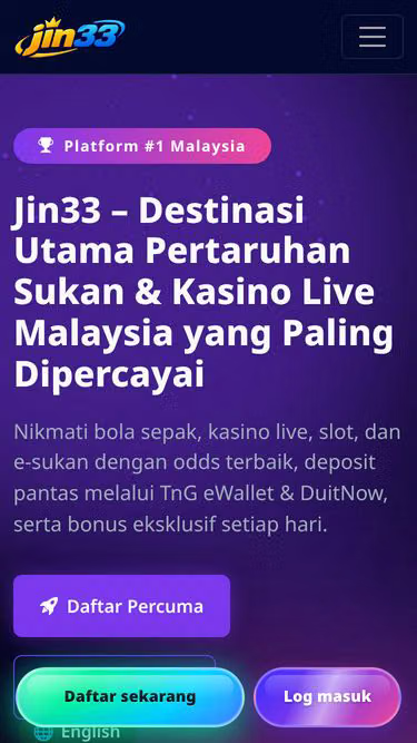 Screenshot of jin33.my