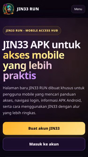 Screenshot of jin33.run